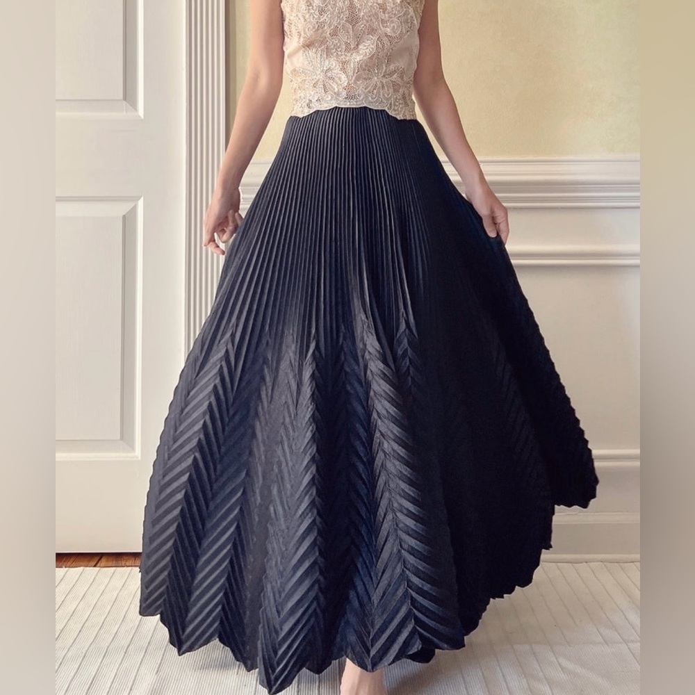 Xscape Black Maxi Skirt